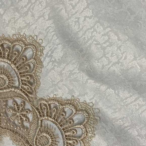 Gorgeous Lace Embroidered Small Tablecloth, NWOT - Picture 3 of 6